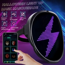 LED Mask Halloween Light Up