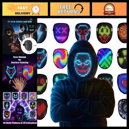 Led light mask - light, up