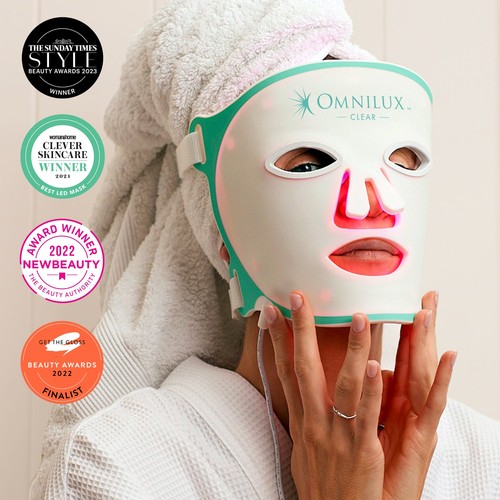 Omnilux led clear mask - omnilux, blue
