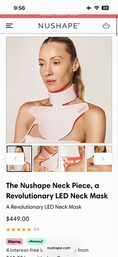 Nushape neck piece led light - led,
