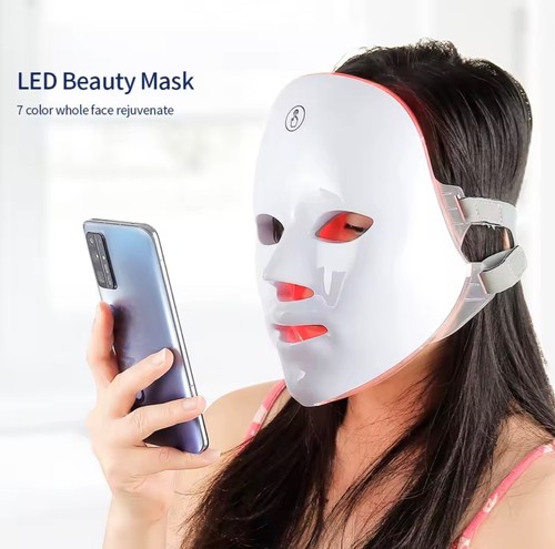 Color led face mask wireless - color,