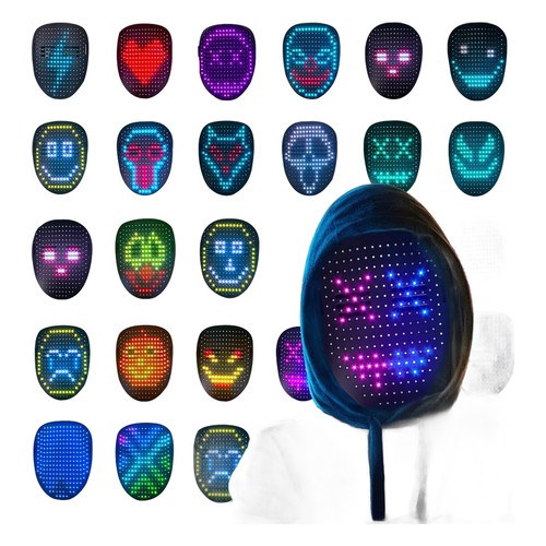 Led mask light - up,