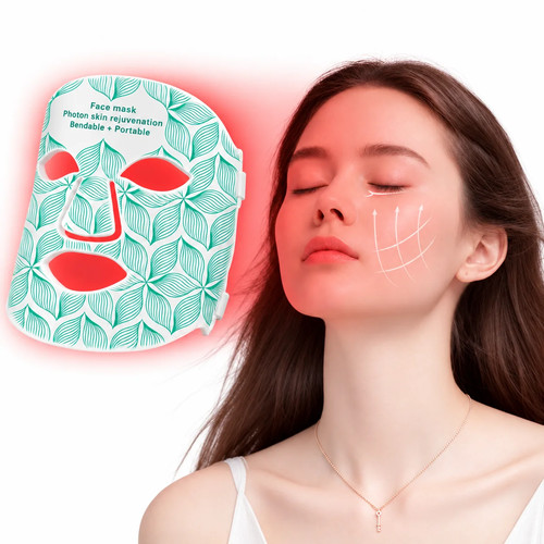 Led red light therapy face - led,