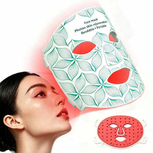 Led face mask - red, light
