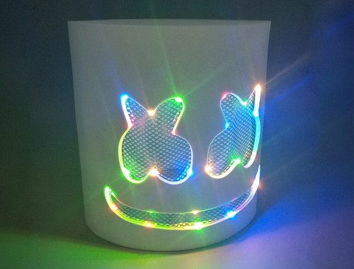 Marshmello smile rainbow - marshmello,