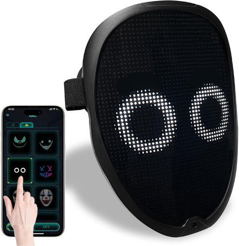 Led mask with - bluetooth, app