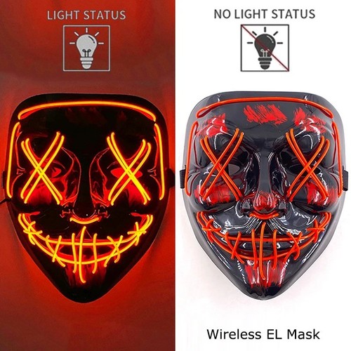 Wireless neon led purge - led, mask