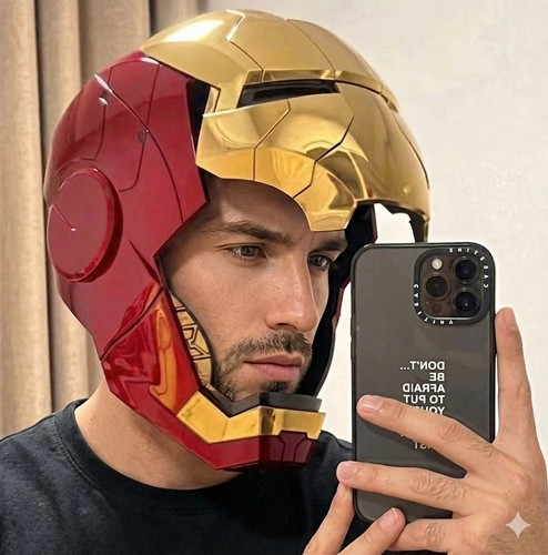 Iron man helmet mask - iron, with