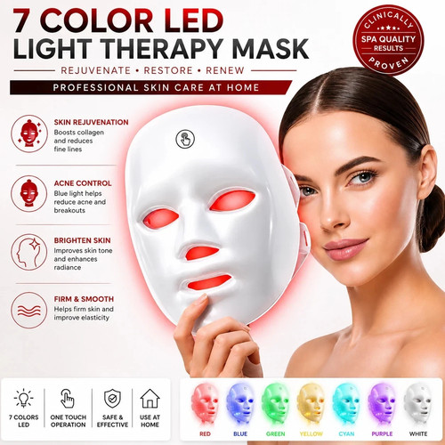 Share color led facial - color,