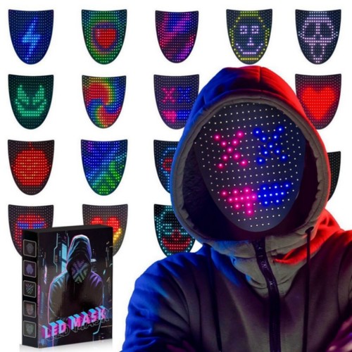 Led mask with gesture - led,