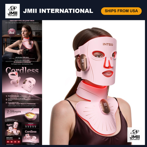 Red light therapy mask - light, for