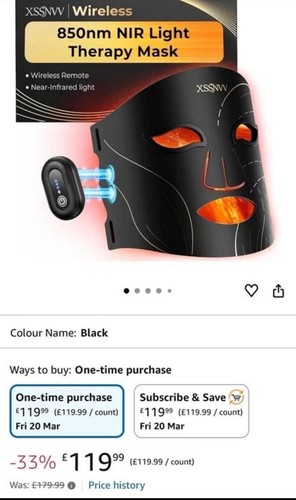 Led light therapy face - face, mask