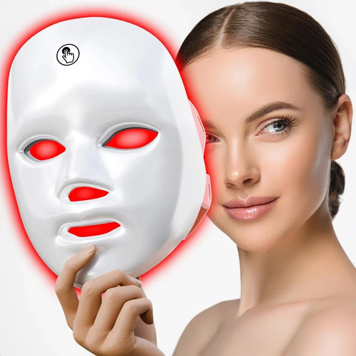Color led facial mask - led,