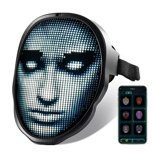 Led mask bluetooth - mask, w/
