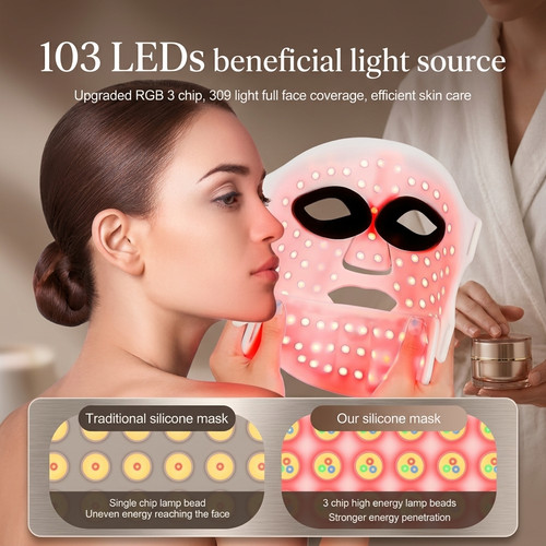 Led light therapy mask - light,