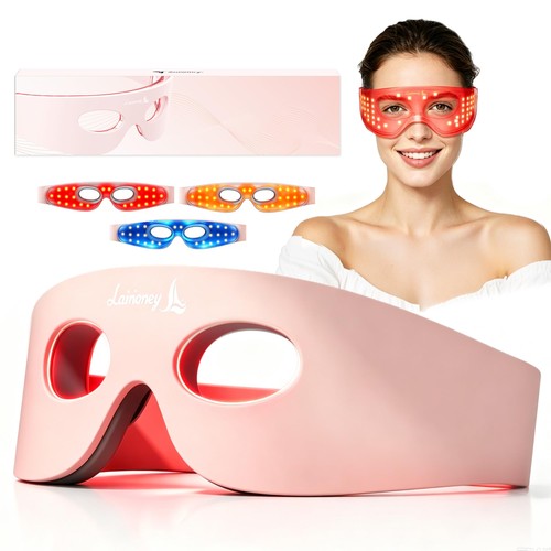 Under eyes red light mask - red,