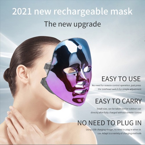 Led rechargeable face mask - led,