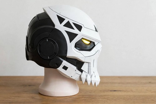 Led sliding faceplate mask - faceplate,