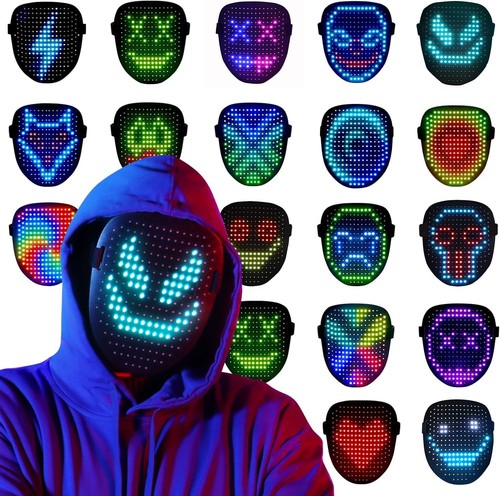 Led light mask with gesture - led,